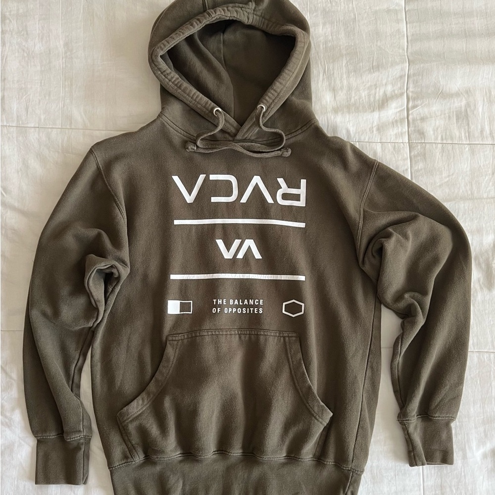 RVCA Olive Green Men's Hoodie